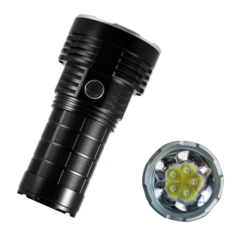 HAIKELITE HK05 5*SFN60 30000LM 1000M Long Range Powerful LED Flashlight