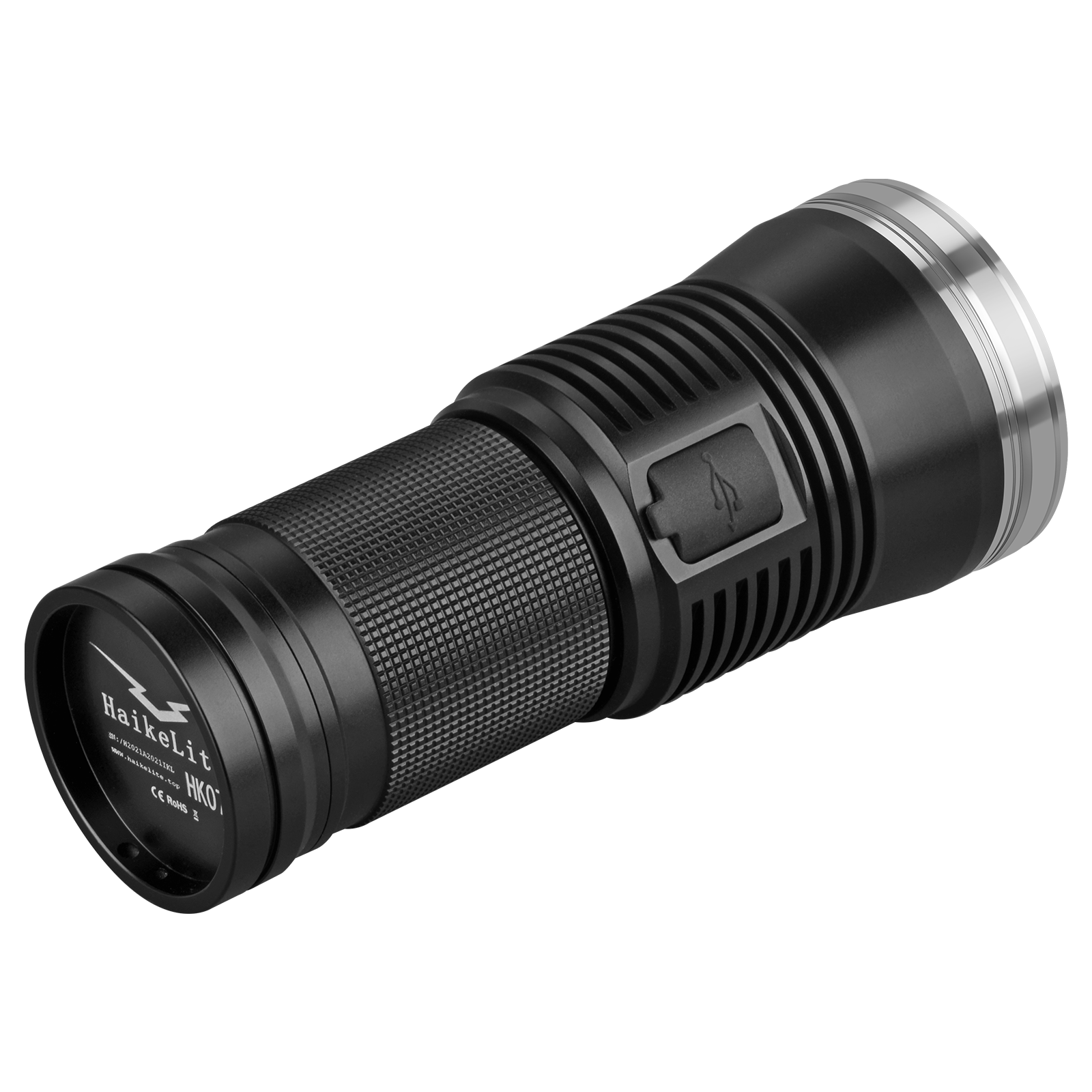 HAIKELITE HK07 XPH50.2 23000LM 6500K 7 LED Flashlight Super Bright 6 Modes Type-C Charging Searchlight Power Bank