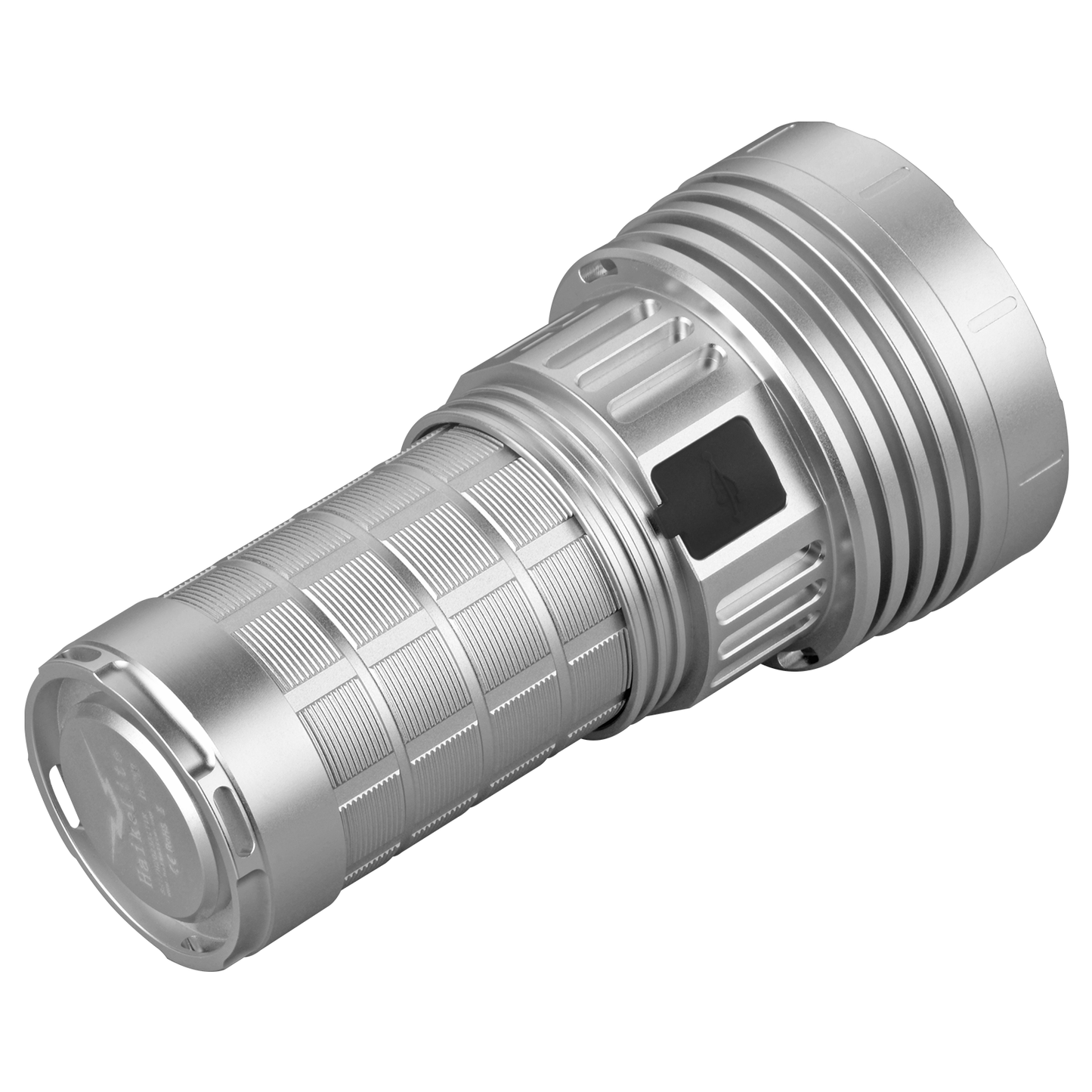 HAIKELITE HG50 4*G50 LED High Powered 21700 Flashlight Type-C Rechargeable Powerful Portable LED Torch for Outdoor Hiking Camping Hunting Fishing - Silver